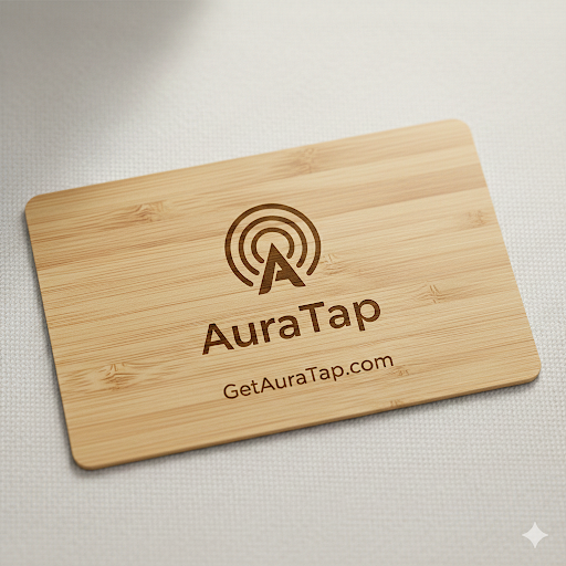 Bamboo NFC AuraTapp Business Card
